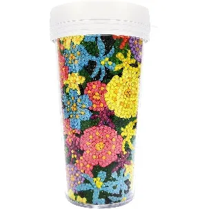 Afbeelding van Adorzy Diamond Painting Drinkbeker – Diamond Painting Bloemen – Diamond Painting Pakket Volledig – Diamond Painting Volwassenen & Kinderen