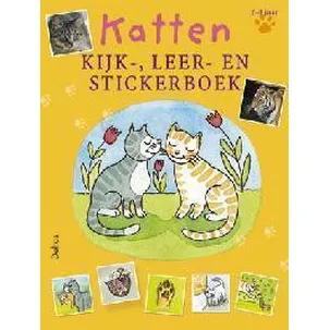 Afbeelding van Katten Kijk Leer En Stickerboek