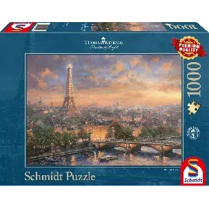 Afbeelding van 999 Games Legpuzzel Parijs 49,3 X 69,3 Cm Karton 1000 Stukjes