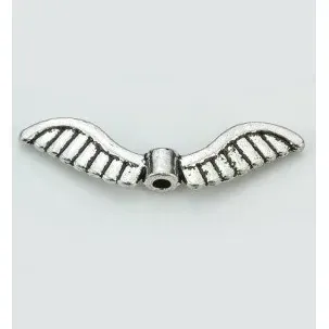 Afbeelding van 12419-1901 Angel Wings. Platinum. 5x26mm. 6pcs