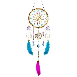 Afbeelding van Adorzy Diamond Painting Dromenvanger – Dreamcatcher - Diamond Painting Volwassenen – Diamond Painting Kinderen –Muurdecoratie – Wanddecoratie