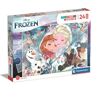 Afbeelding van Clementoni - Puzzel 24 Stukjes Maxi Frozen, Kinderpuzzels, 3-5 jaar, 24224