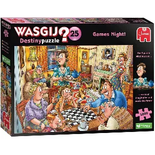 Afbeelding van Wasgij Destiny Games Night Puzzel - 1000 stukjes - Puzzel