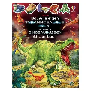 Afbeelding van Bouw je eigen stickerboek 1 - Tyrannosaurus rex en andere dinosaurussen