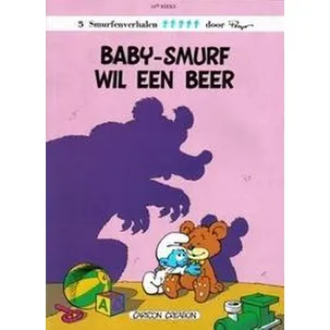 Afbeelding van Baby-smurf wil een beer