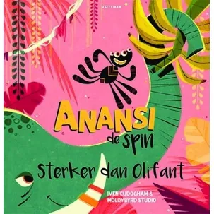 Afbeelding van Anansi de spin - Sterker dan Olifant