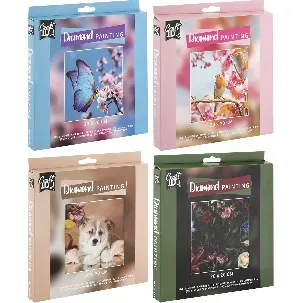 Afbeelding van Craft Sensations Diamond Painting Volwassenen Pakket Volledig - 4 varianten - Formaat 20 x 20 CM - Diamond Painting Kinderen