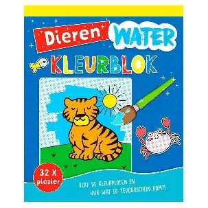 Afbeelding van Waterkleuren - Waterkleurblok Dieren