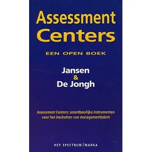 Afbeelding van Assessment centers een open boek