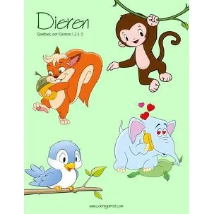 Afbeelding van Dieren- Dieren Kleurboek voor Kleuters 1, 2 & 3