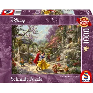 Afbeelding van Disney Princess - Sneeuwwitje: Dansen met de prins - 1000 stukjes Puzzel