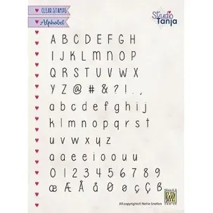 Afbeelding van ALCS004 Clear Stamps Alphabet Lars-2 - Nellie Snellen stempel - letters & cijfers alfabet