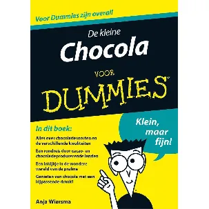 Afbeelding van De kleine Chocolade voor dummies