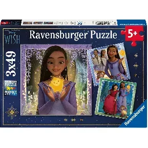 Afbeelding van Ravensburger puzzel Disney Wish - Legpuzzel - 3x49 stukjes