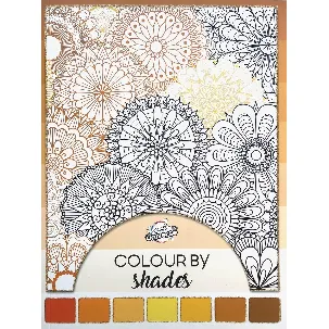 Afbeelding van Colour by Shades Kleurboek volwassenen Universe Oranje Uitdeelcadeautjes