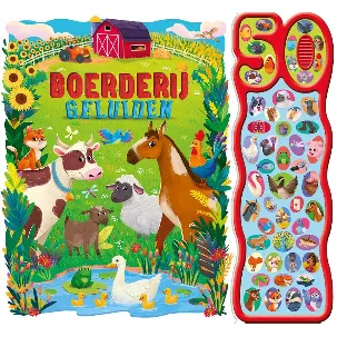 Afbeelding van Boerderijgeluiden - 50-geluidenboek