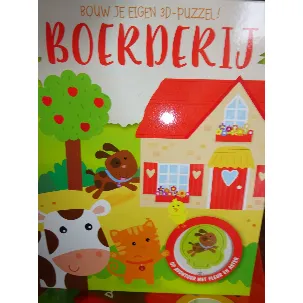 Afbeelding van 3D puzzel boek Boerderij