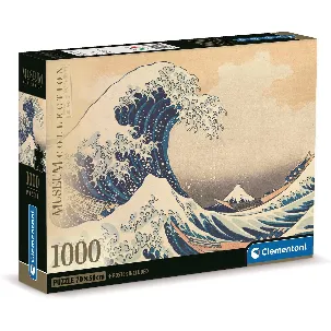 Afbeelding van Clementoni Puzzels voor volwassenen - Hokusa - La Grande Onda, Museum Puzzel 1000 Stukjes, 14-99 jaar - 39707 COMPACT BOX