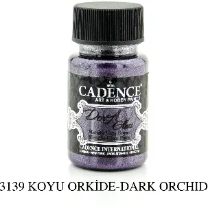 Afbeelding van Cadence Dora Glas & Porselein verf Metallic Dark orchid 01 013 3139 0050 50 ml