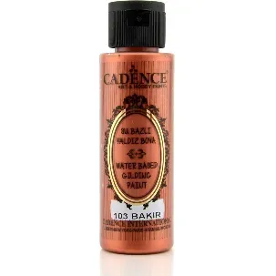 Afbeelding van Acrylverf - Decoratieverf - Metallic - Cadence - Copper - 70 ml