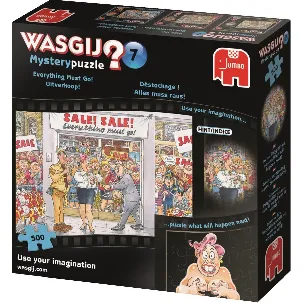 Afbeelding van Wasgij Mystery 7 Uitverkoop puzzel - 500 stukjes