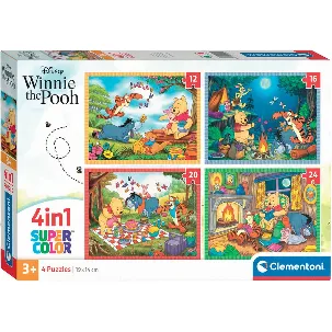 Afbeelding van Clementoni - Puzzle Disney Winnie the Pooh 4in1 - 21514