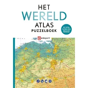 Afbeelding van Denksport - Het Wereld Atlas Puzzelboek (BE)