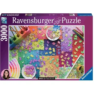 Afbeelding van Ravensburger puzzel Karen puzzles: Puzzels op puzzels - Legpuzzel - 3000 stukjes