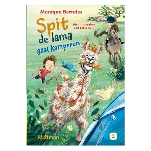 Afbeelding van Lekker lezen met Kluitman - Spit de lama gaat kamperen