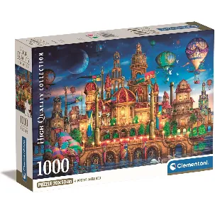 Afbeelding van Clementoni Downtown Legpuzzel - Puzzel 1000 stukjes - 70x50 cm - Voor Volwassenen en Kinderen vanaf 14 jaar