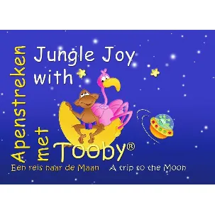 Afbeelding van Apenstreken met Tooby - Jungle Joy with Tooby 4 - Een reis naar de maan - A trip to the moon