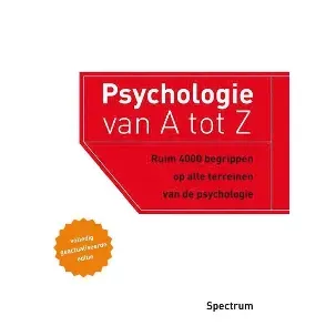 Afbeelding van Psychologie van A tot Z