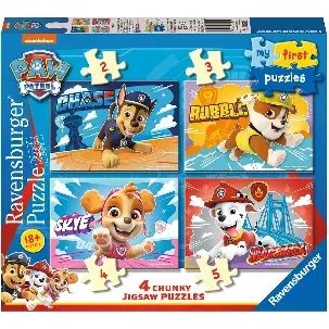 Afbeelding van Ravensburger puzzel Paw Patrol - Legpuzzel - 2, 4, 6, 8 stukjes