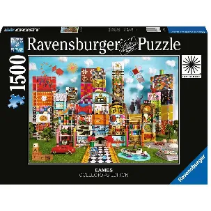 Afbeelding van Ravensburger puzzel Eames House of Cards Fantasy - Legpuzzel - 1500 stukjes