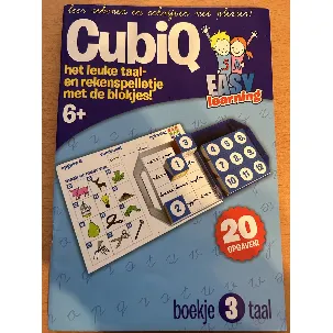 Afbeelding van Cubiq boekje Taal 3