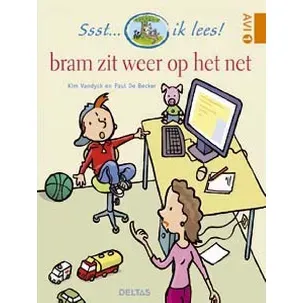 Afbeelding van Ssst... ik lees! - Bram zit weer op het net