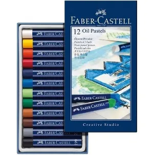 Afbeelding van 12x oliepastelkrijt Faber castell 11mm