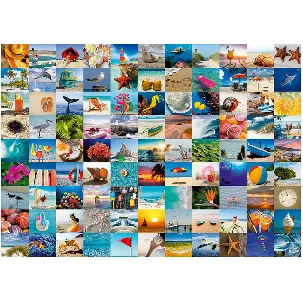 Afbeelding van Ravensburger puzzel 99 Momenten aan zee - Legpuzzel - 1000 stukjes