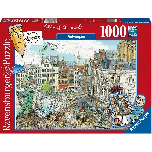 Afbeelding van Ravensburger puzzel Fleroux Antwerpen- legpuzzel - 1000 stukjes