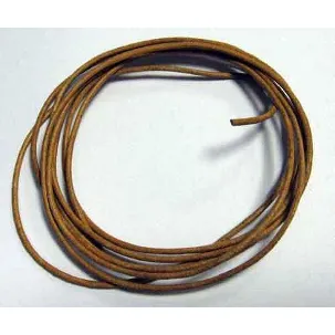 Afbeelding van Leren Koord - Natural - 2mm - 5x2meter - Echt Leer!! - Totaal 10 Meter