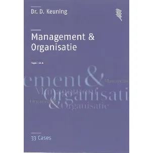 Afbeelding van Management en Organisatie-Caseboek