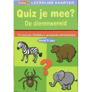 Afbeelding van Quiz je mee? De dierenwereld