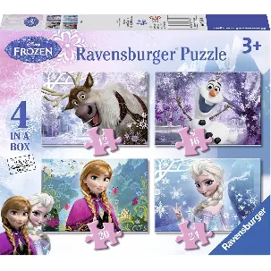 Afbeelding van Ravensburger puzzel Disney Frozen -12+16+20+24 stukjes - kinderpuzzel