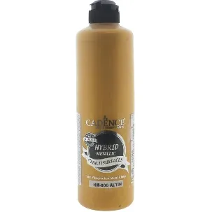 Afbeelding van Cadence Cadence Hybrid Acrylverf Metallic 500 ml Gold