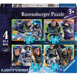 Afbeelding van Ravensburger Disney Lightyear 4in1box puzzel - 12+16+20+24 stukjes - kinderpuzzel