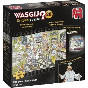 Afbeelding van Wasgij Original 20 - Linke Soep! Fishy Business! Legpuzzel - 500 stukjes