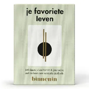 Afbeelding van Binnenin Card Decks | Je Favoriete Leven | 100 Dagen Visualiseren & Journalen | 110 Kaarten in Luxe Doos