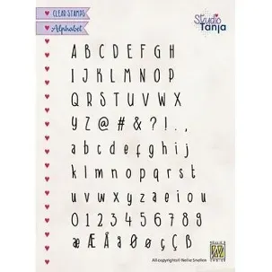 Afbeelding van ALCS005 Clear Stamps Alphabet Javi - Nellie Snellen stempel - letters& cijfers Alfabet