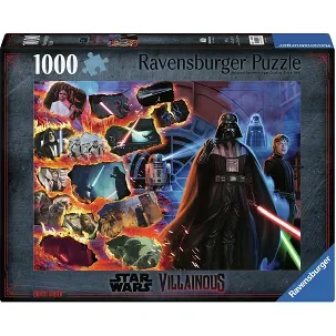 Afbeelding van Legpuzzel Star Wars Villainous Darth Vader, 1000st.