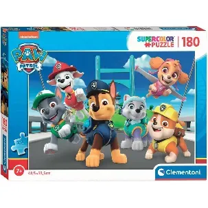 Afbeelding van Clementoni - Puzzel 180 Stukjes Paw Patrol, Kinderpuzzels, 7-9 jaar, 29780